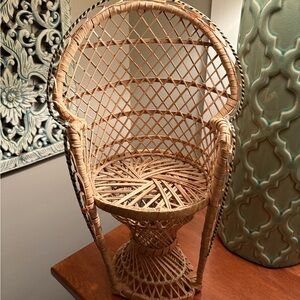 Woven Rattan Peacock Chair